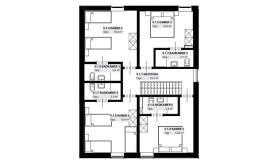 Eerste verdieping vakantiewoning
