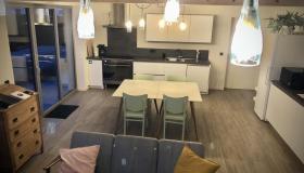 Leefruimte en keuken vakantiewoning